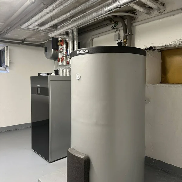 Vorbereitung für die neue Wärmepumpe